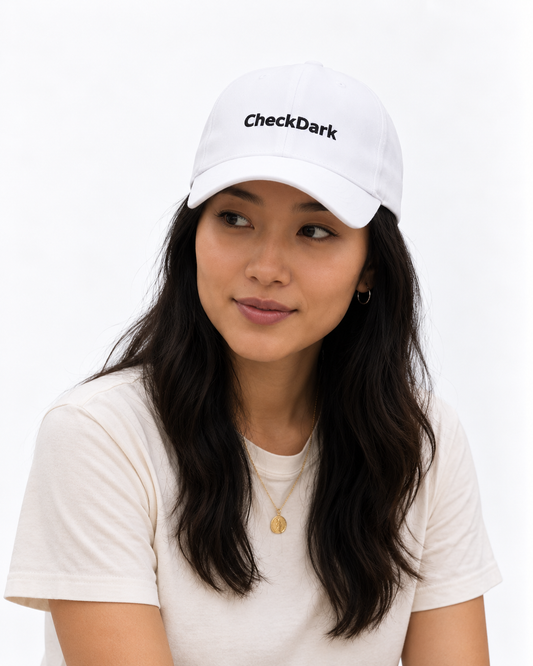 CheckDark Classic Structured Cap
