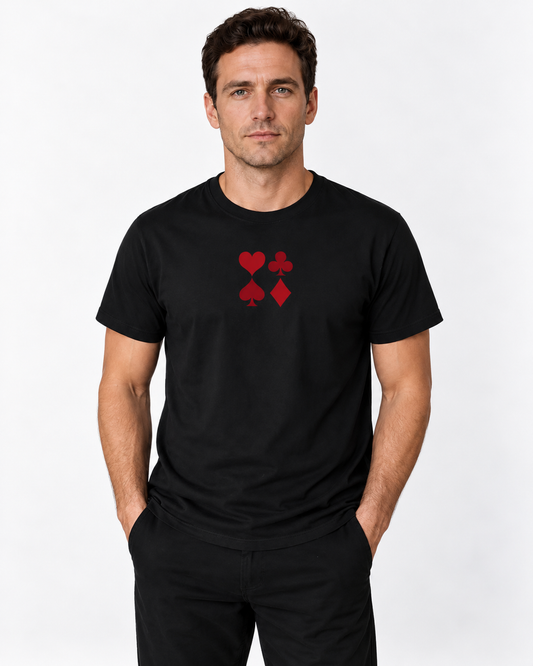 The Four Suits Tee — Dark