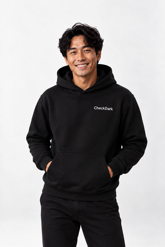 The CheckDark Hoodie — Dark