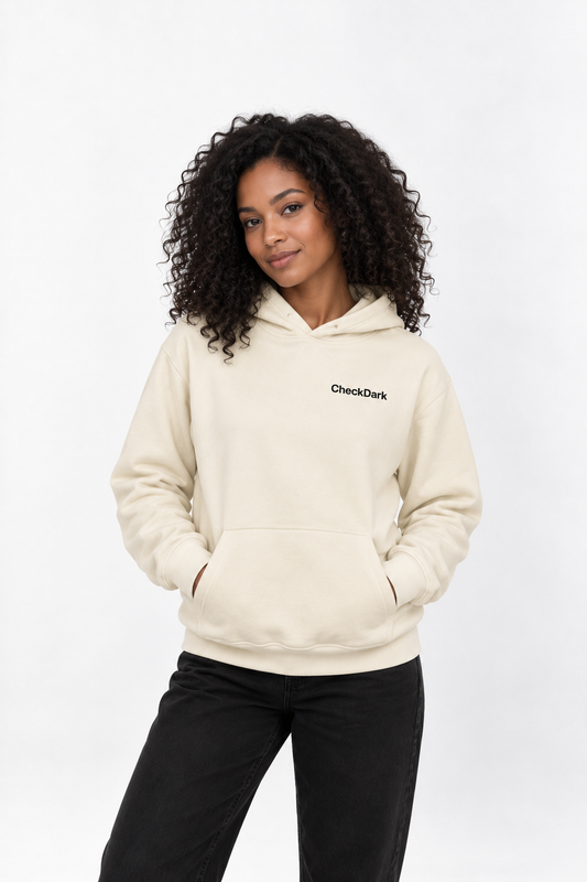 The Women's CheckDark Hoodie