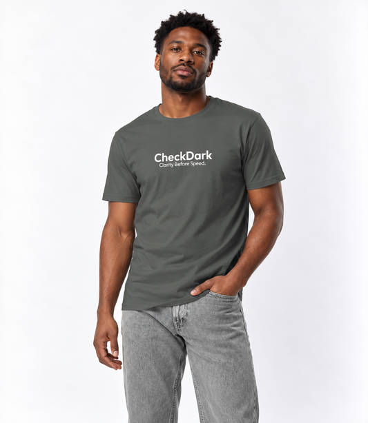 The Clarity Tee — Dark