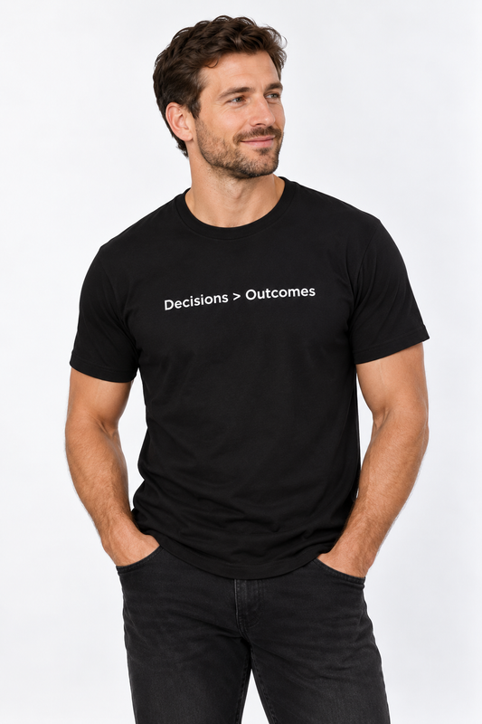 The Decisions Tee — Dark