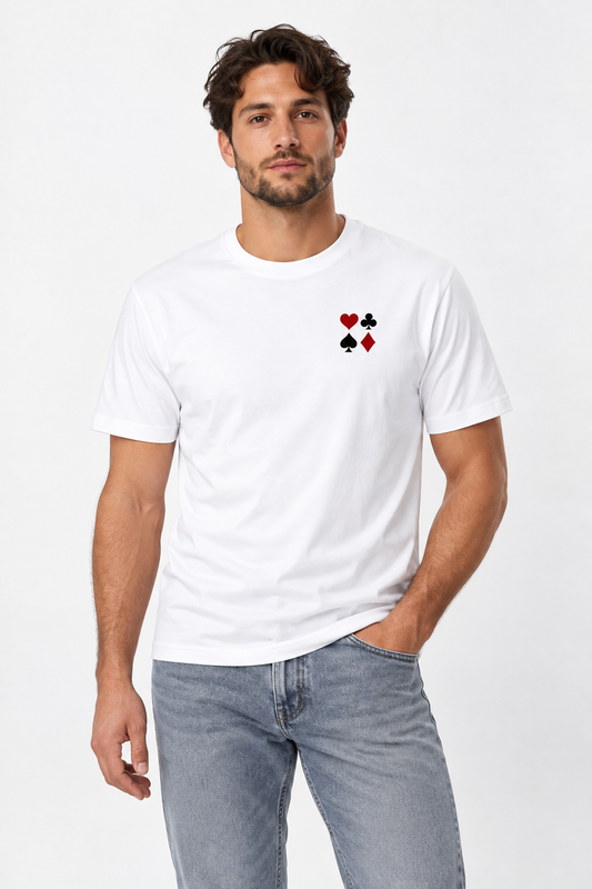The Suits on the Pocket Tee