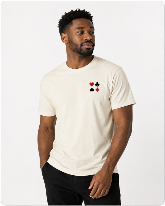 The Suits on the Pocket Tee