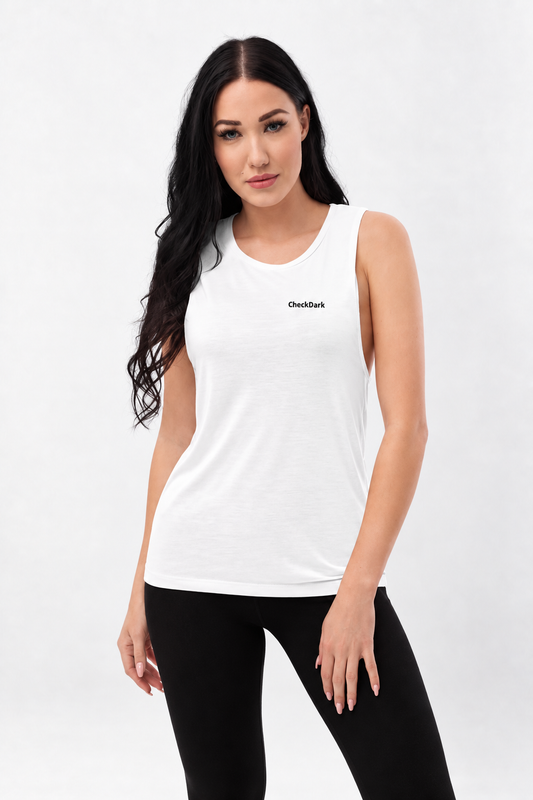 The CheckDark Ladies’ Muscle Tank