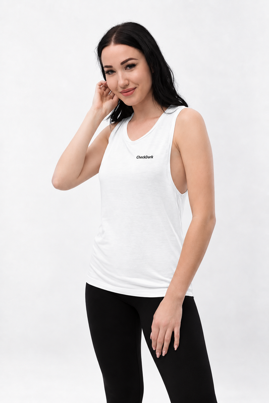 The CheckDark Ladies’ Muscle Tank